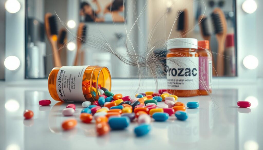 does prozac cause hair loss