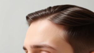 widow's peak hairline